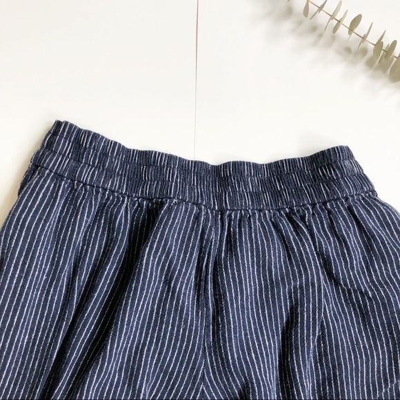 Gap Wide Leg Cropped Tie Waist Striped Pants✨ - Picture 6 of 6